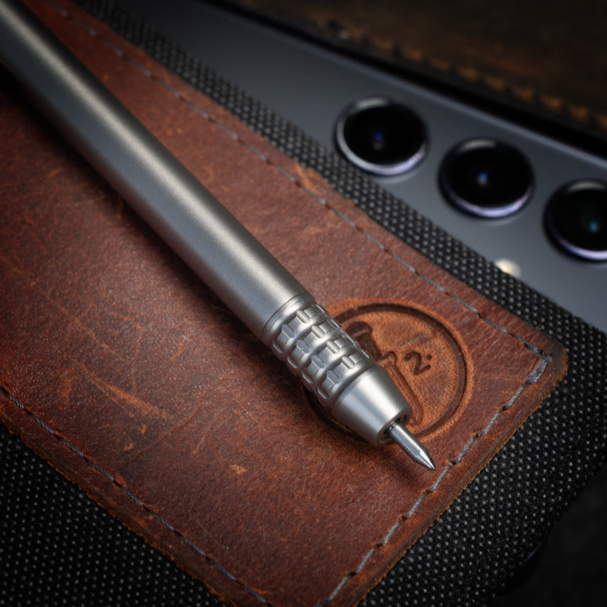 Titanium BoltLiner Grid Pen -- Titanium (Space Gray)