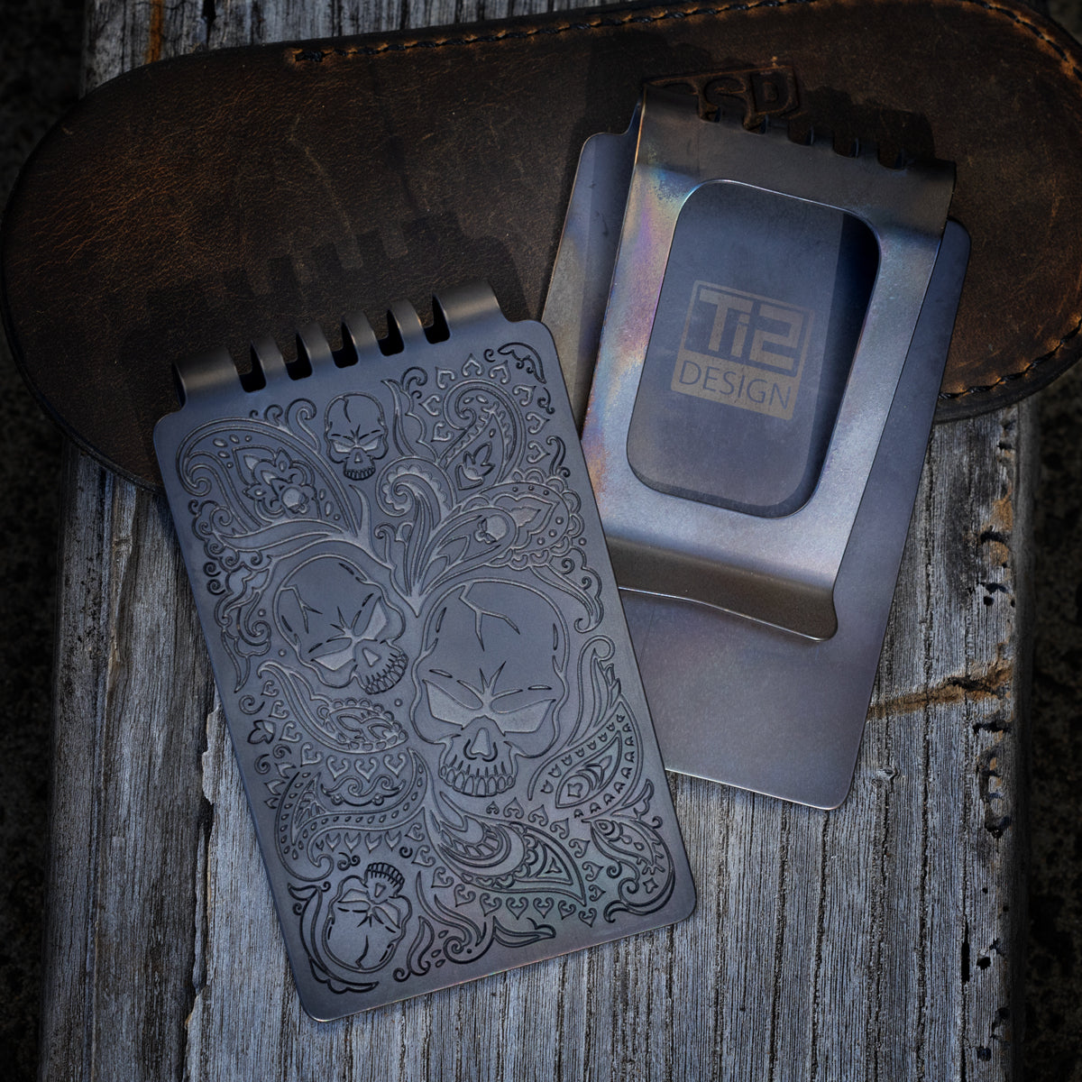 Minimalist Wallet LE Series -- Paisley Skull (FallOut TRD)