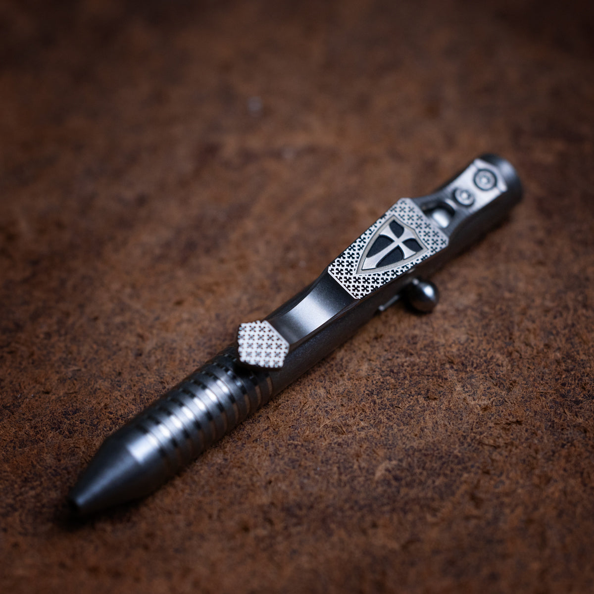 Steel Flame x Ti2 -- 2 Hole Crusader Clip (Polished)