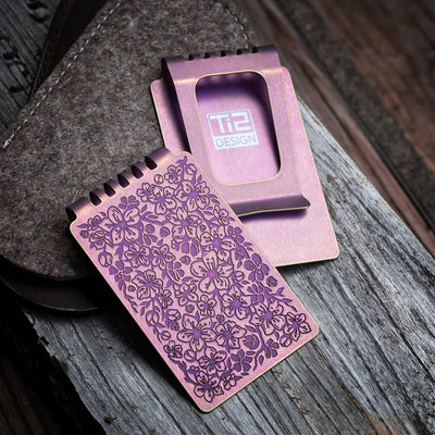 Minimalist Wallet LE Series -- Sakura (Pink Lemonade Anodizing)